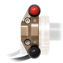 Additional handlebar switch for quick throttle for Aprilia RSV4 (Bronze)