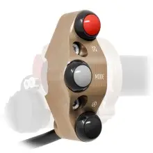 Additional handlebar switch for quick throttle for BMW R NINE T (Bronze) 2