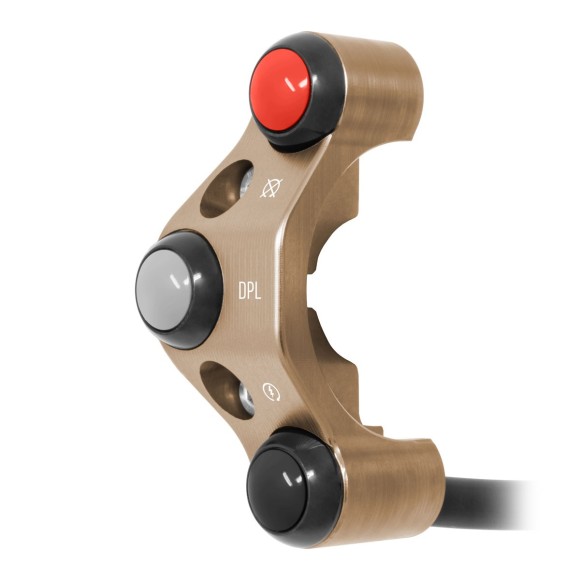 Additional handlebar switch for quick throttle for Ducati Diavel 1260 (Bronze)