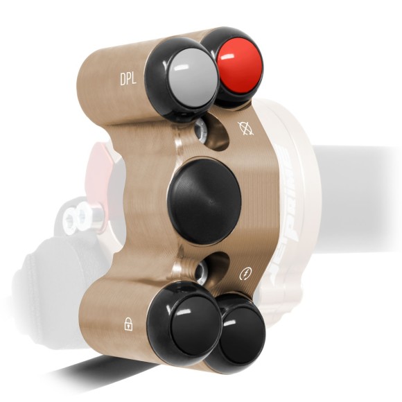 Additional handlebar switch for quick throttle for Ducati Diavel V4 (Bronze)