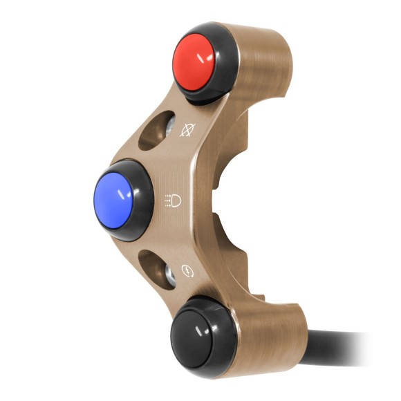 Zusätzlicher Lenkerschalter für Schnellgasgriff für Honda CBR 1000 RR (Bronze)