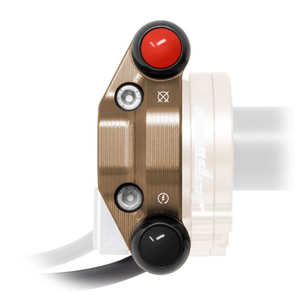 Commodo de guidon supplémentaire pour poignée de gaz rapide pour KTM 690 SMC (version EU) (Bronze)