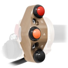 Commodo de guidon supplémentaire pour poignée de gaz rapide pour Triumph Daytona 660 (Bronze) 2