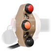 Commodo de guidon supplémentaire pour poignée de gaz rapide pour Triumph Daytona 660 (Bronze)