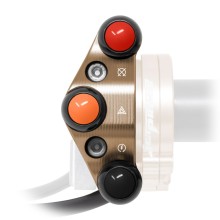 Additional handlebar switch for quick throttle for Triumph Speed Twin 900 (Bronze)