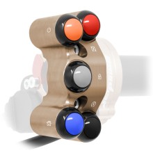 Commodo de guidon supplémentaire pour poignée de gaz rapide pour Triumph Speed Triple 1200 (Bronze) 2