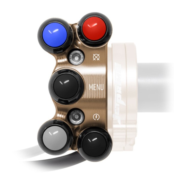 Additional handlebar switch for quick throttle for Yamaha MT-10 (Bronze)