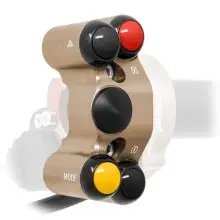 Zusätzlicher Lenkerschalter für Schnellgasgriff für Yamaha T-MAX 560 (Bronze) 2