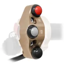 Additional Racing handlebar switch for quick throttle for Ducati Streetfighter V4 (Bronze) 2