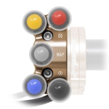 Additional Enduro handlebar switch for GP Series quick throttle for Aprilia Tuareg 660 (Bronze)
