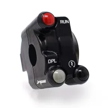 Throttle twist grip with integrated controls for Ducati Panigale V4/S