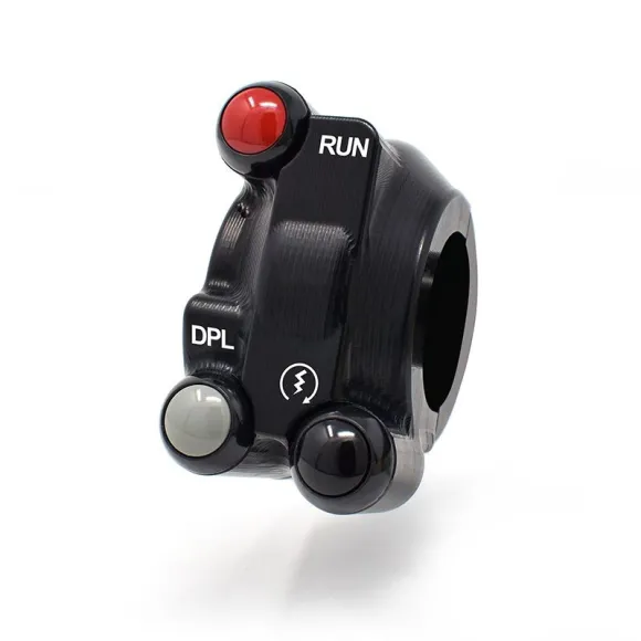 Throttle twist grip with integrated controls for Ducati Panigale V4/S