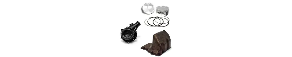 Special engine parts for motorcycles and maxi scooters